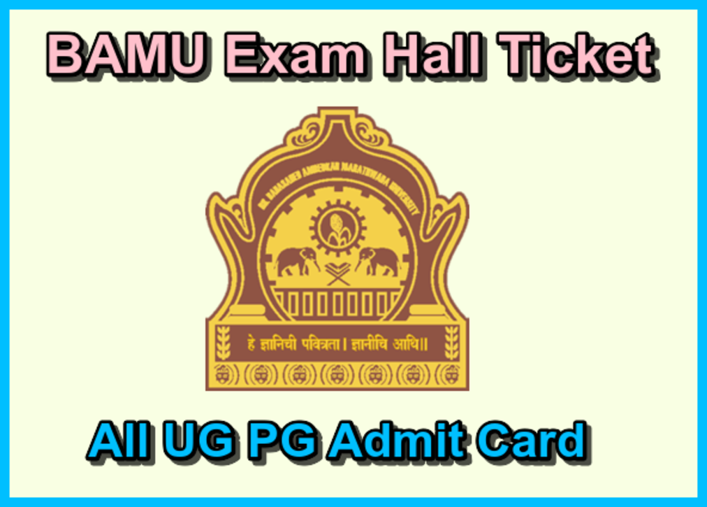 BAMU Hall Ticket admit card 2024