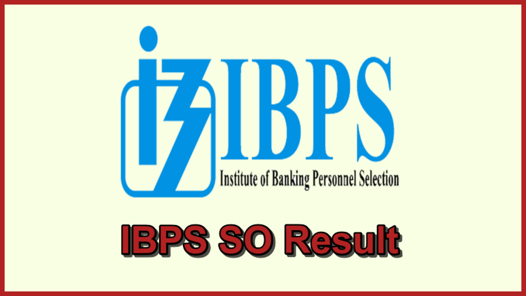 IBPS SO Final Result
