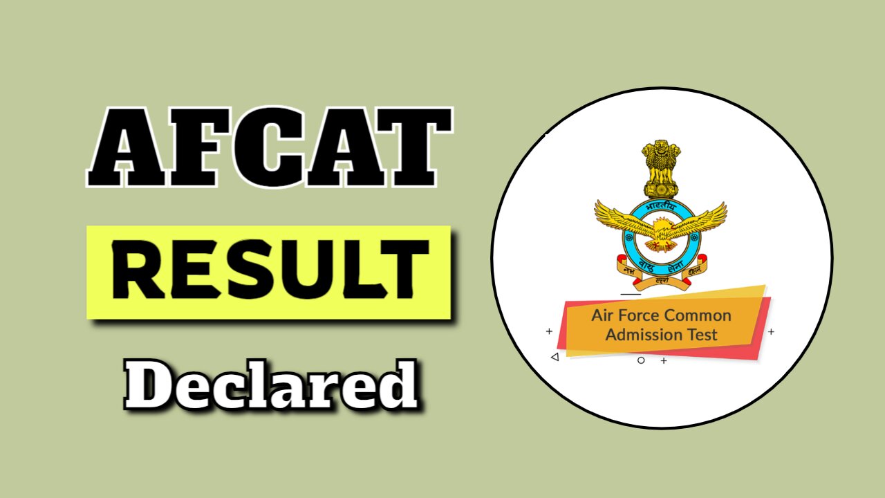 Indian Airforce AFCAT Result 2025