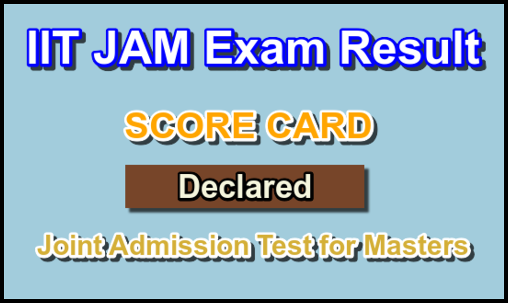 JAM Result 2024 Score Card