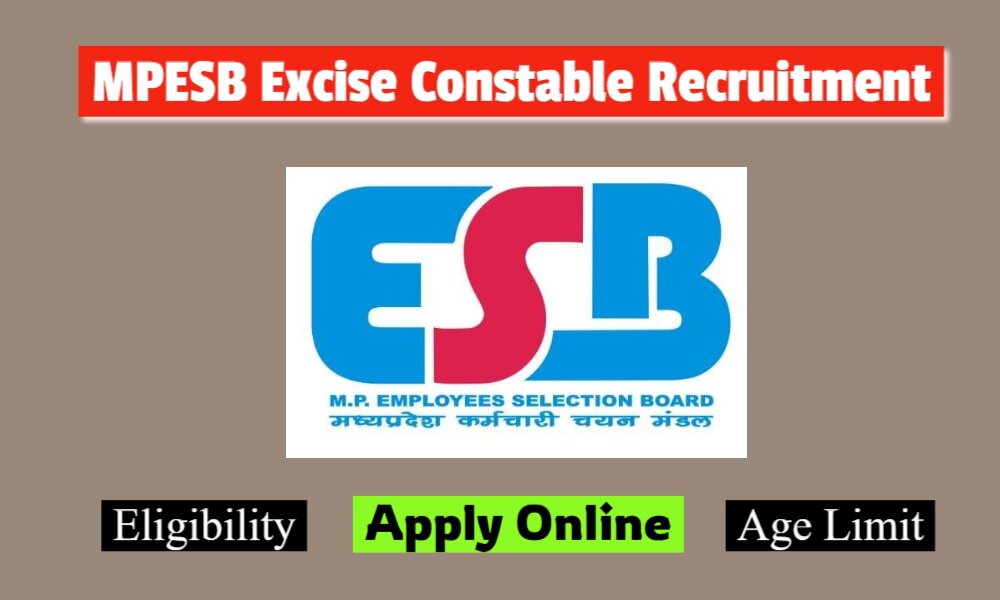 MPESB Excise Constable Recruitment 2025