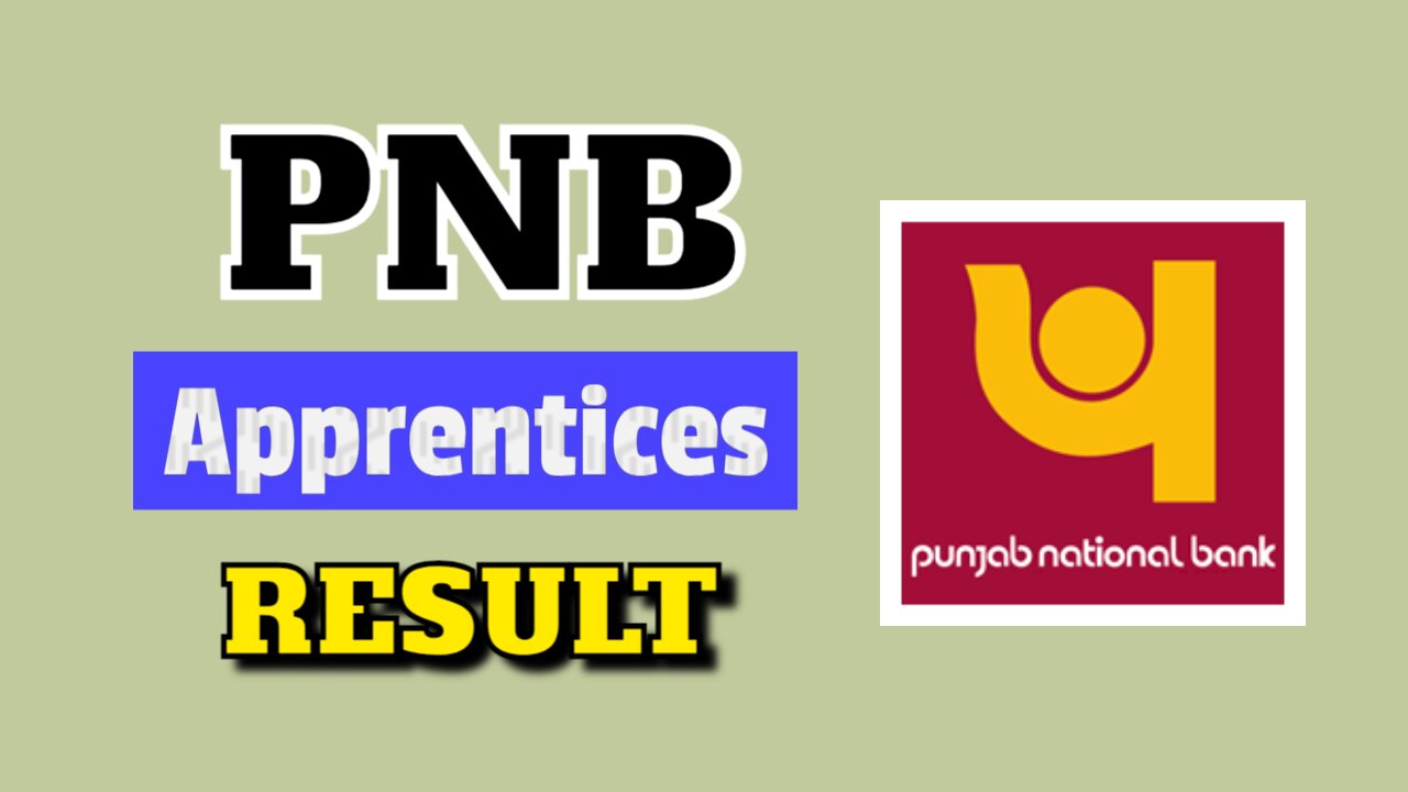 Punjab National Bank PNB Apprentice Result