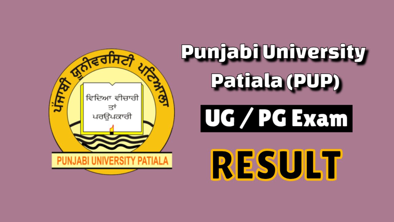 Punjabi University Patiala PUP Result 2024