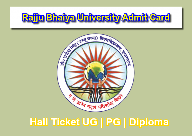 Rajju Bhaiya University Admit Card 2024