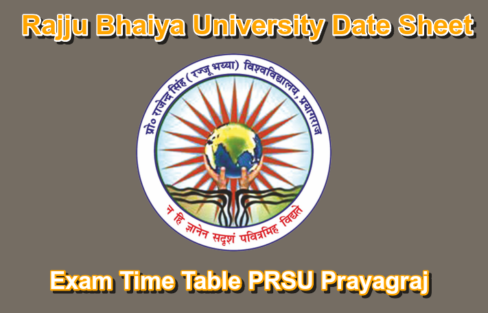 Rajju Bhaiya University Date Sheet 2024 Exam Scheme Time Table
