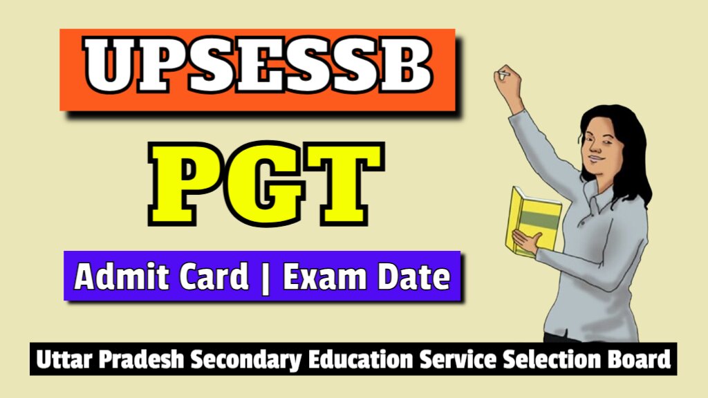 UP PGT Admit Card Exam Date 2025