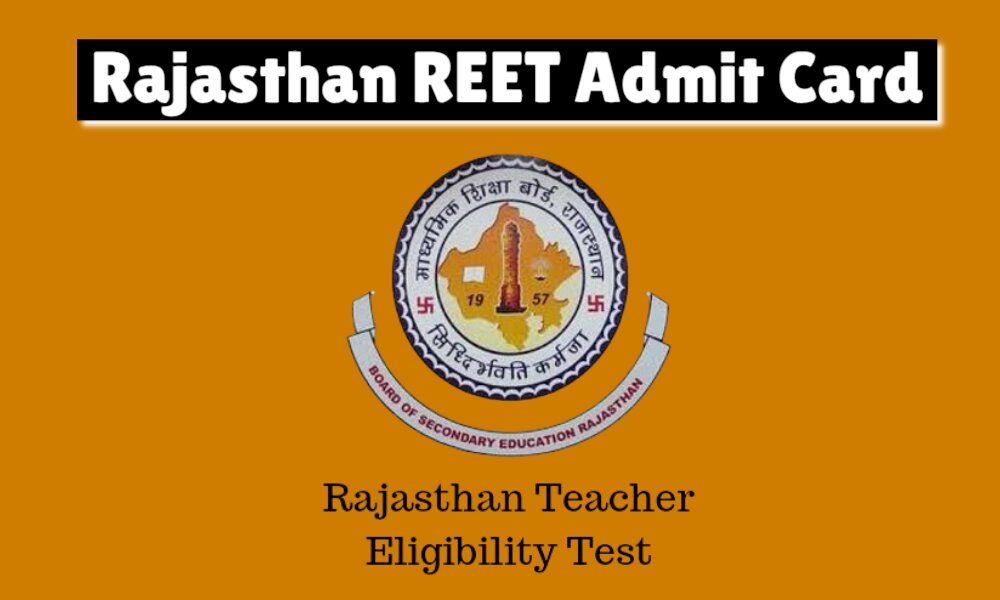 rajasthan reet admit card 2025