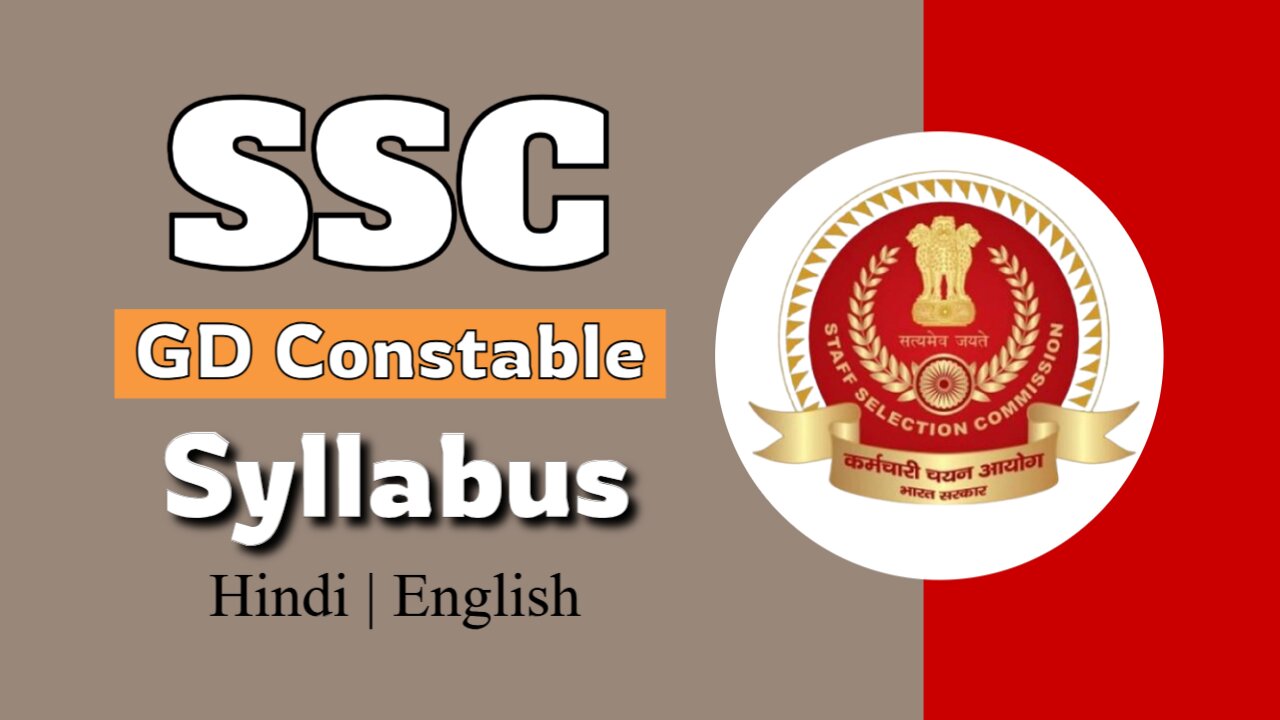 ssc gd constable syllabus pdf hindi english 2025