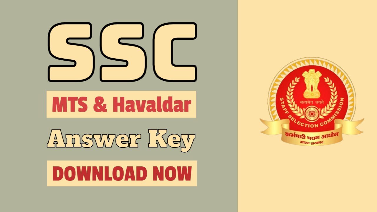 ssc mts answer key 2024