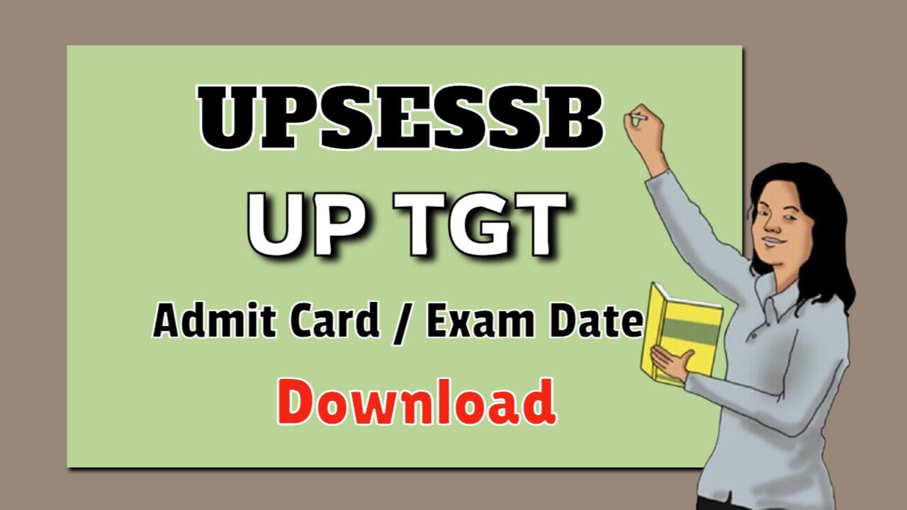 up tgt admit card exam date 2025